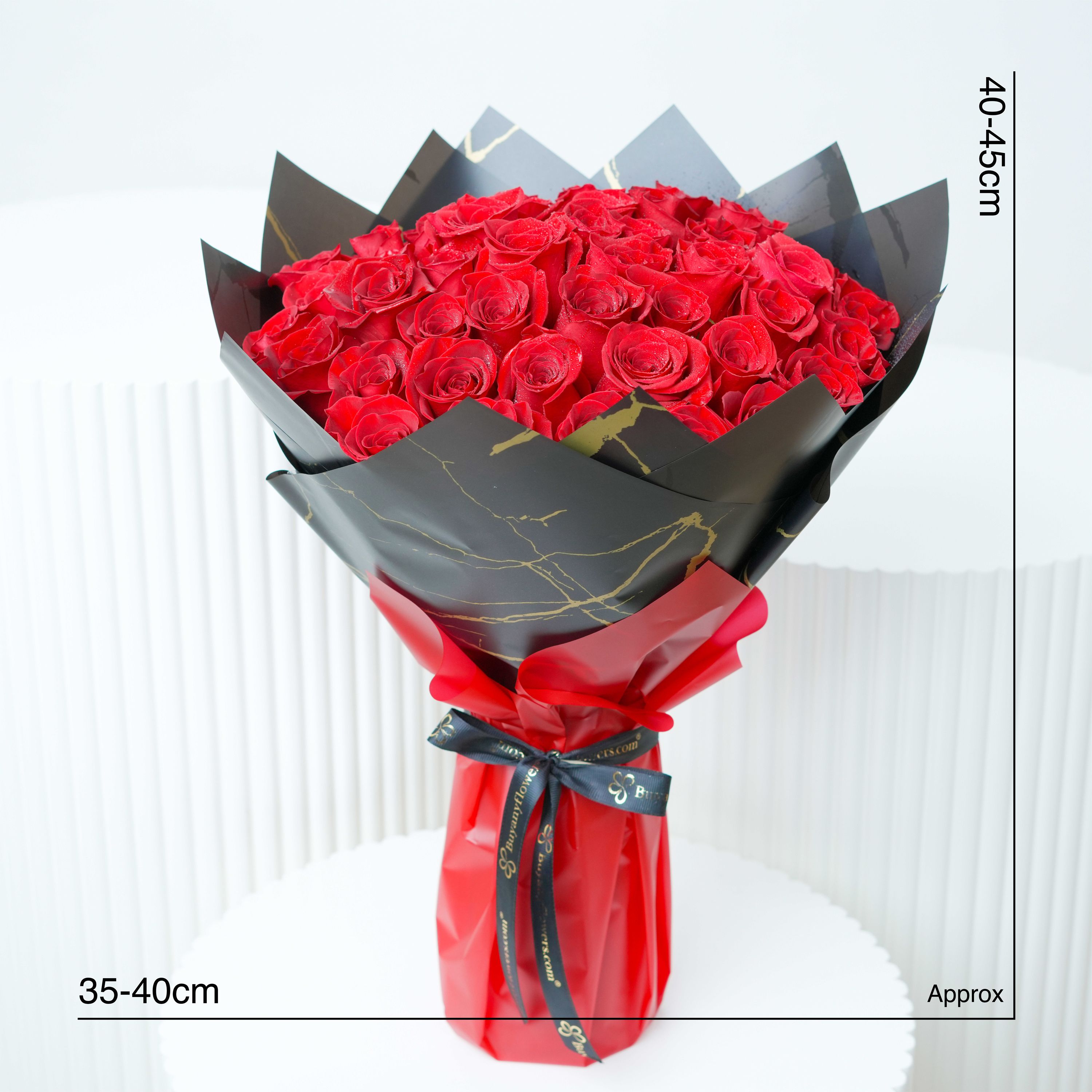 With Love 51 Red Roses Bouquet thumbnail 4