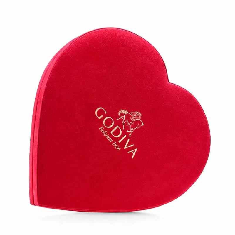 Godiva Coeur Gift Box Red 12 Pcs thumbnail 2