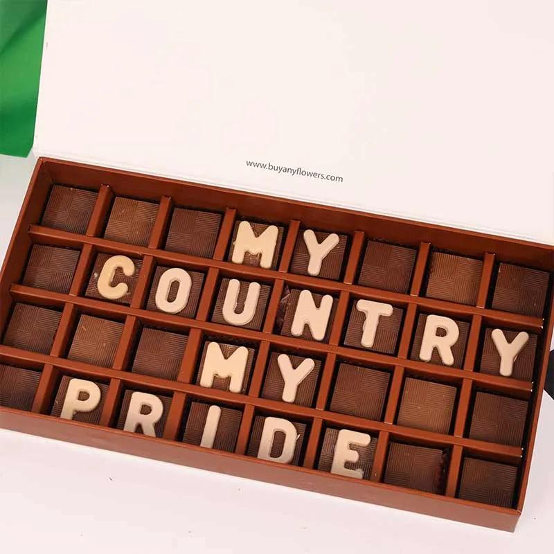 My Country My Pride Chocolates By Sweecho - Chocolates gift from Buy Any Flowers Dubai in Al Quoz Industrial Area 4, Dubai, UAE - image 2