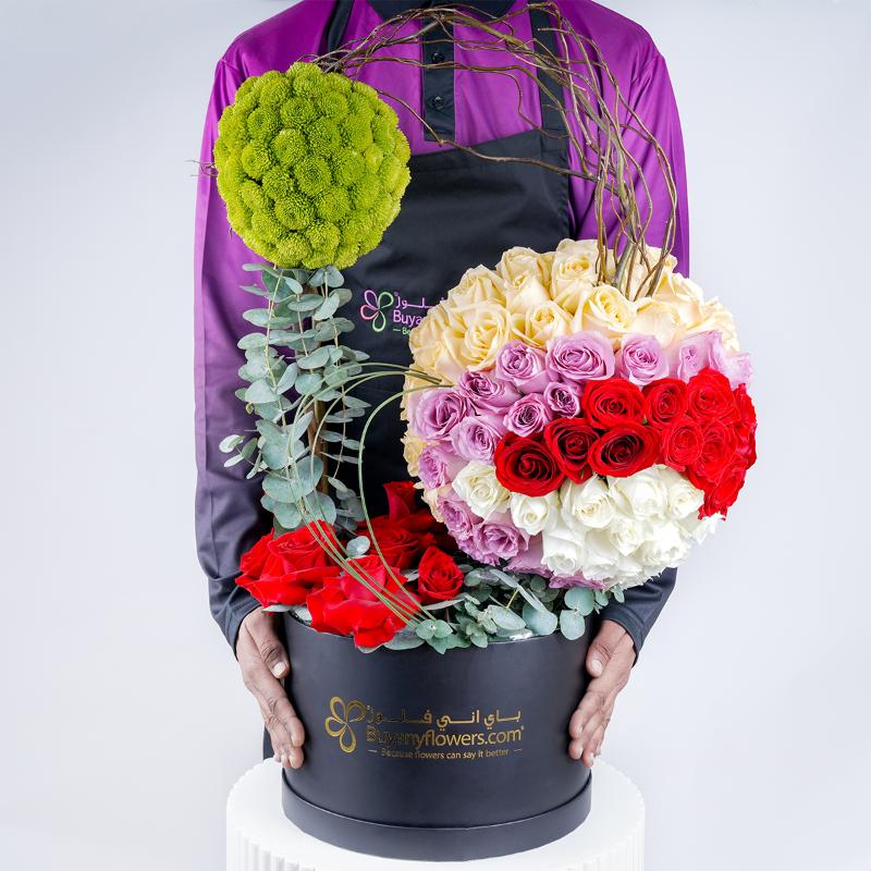 Four Seasons Roses Symphony - Gift Sets gift from Buy Any Flowers Dubai in Al Quoz Industrial Area 4, Dubai, UAE - image 3