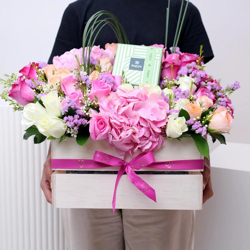 Mothers Day Abundance Mix Flowers and Patchi thumbnail 2