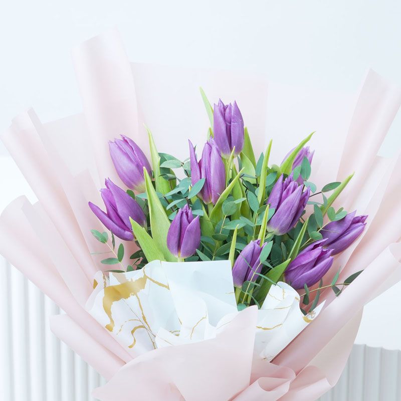 Mauve Beauty 11 Tulips thumbnail 3