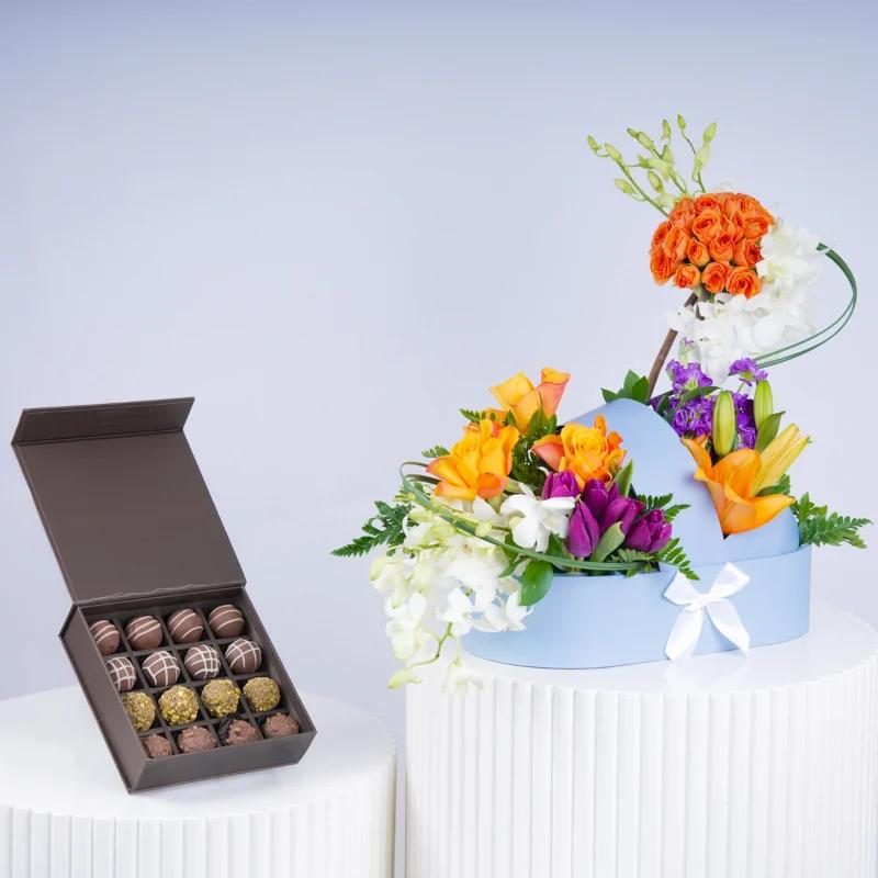 Fantastic Cradle of Wishes and Chocolates - Gift Sets gift from Buy Any Flowers Dubai in Al Quoz Industrial Area 4, Dubai, UAE