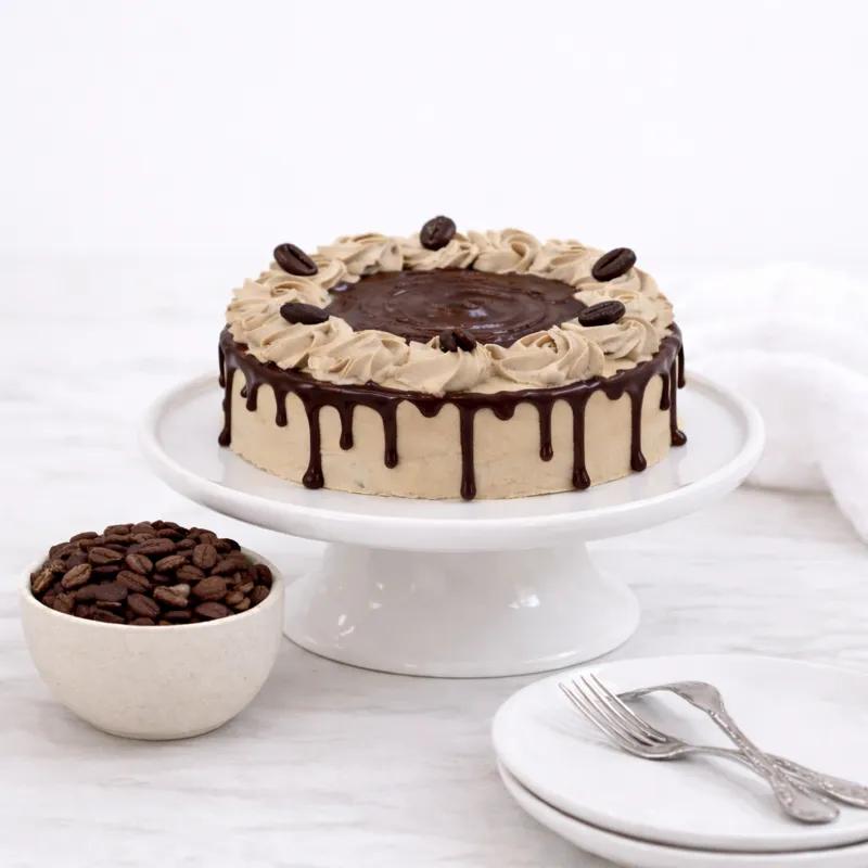 Mocha Cake 4 Portion - Cakes gift from Buy Any Flowers Dubai in Al Quoz Industrial Area 4, Dubai, UAE