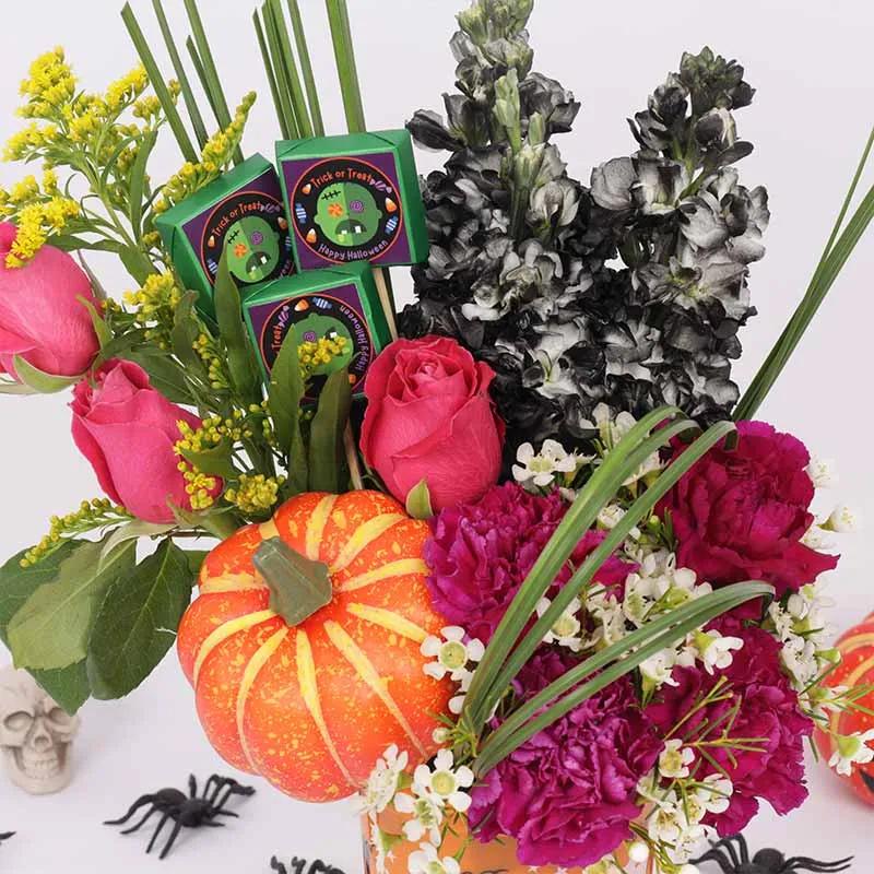 Halloween Flower and Chocolate Bucket thumbnail 3