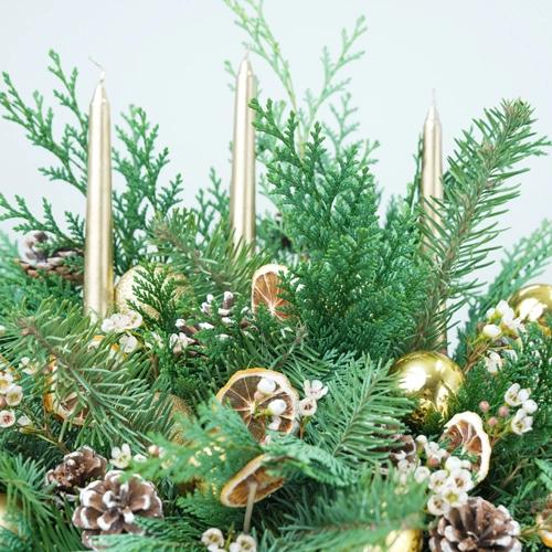 Christmas Evergreen Arrangement - Flowers gift from Buy Any Flowers Dubai in Al Quoz Industrial Area 4, Dubai, UAE - image 3