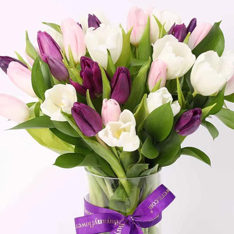 Painted Skies 30 Tulips Vase thumbnail 3