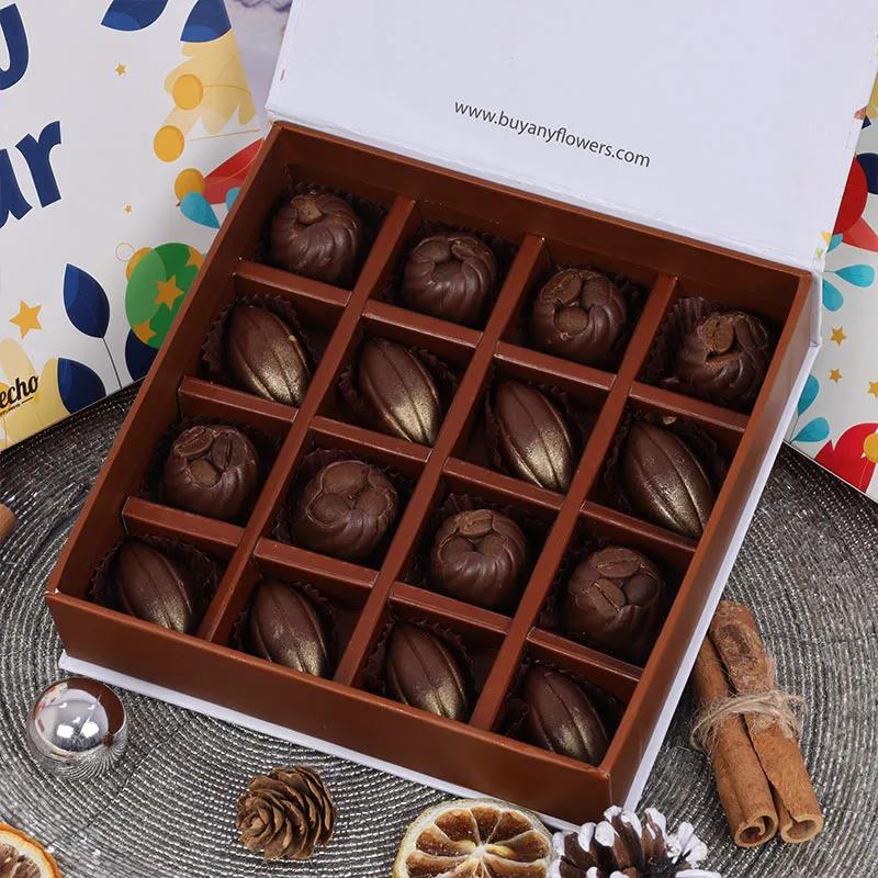 New Year Bajios and Shiny Chocolates 16 Pcs By Sweecho thumbnail 2