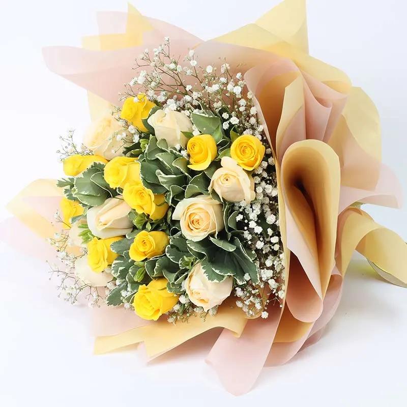 Sunshine 21 Roses Bouquet thumbnail 2