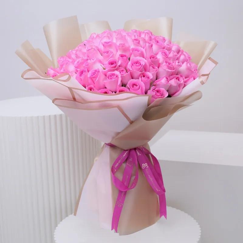 151 Pink Roses Bouquet - Flowers gift from Buy Any Flowers Dubai in Al Quoz Industrial Area 4, Dubai, UAE