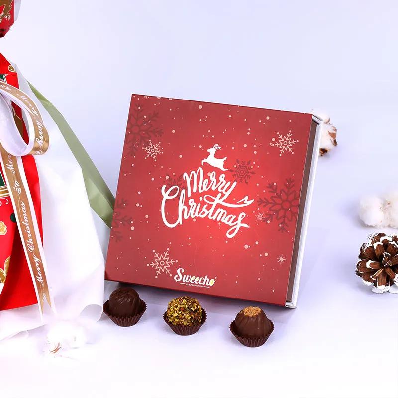 Christmas Wishes Flower Bouquet and Sweecho Chocolates thumbnail 3