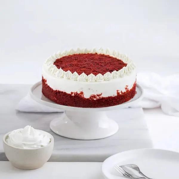 Red Velvet Cake 4 Portion - Cakes gift from Buy Any Flowers Dubai in Al Quoz Industrial Area 4, Dubai, UAE