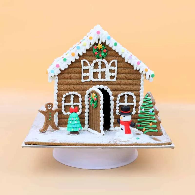 Gingerbread House Cake