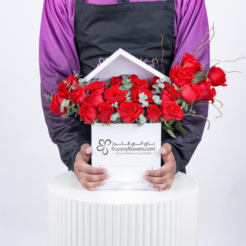 Love Box 21 Red Roses and Chocolates - Flowers gift from Buy Any Flowers Dubai in Al Quoz Industrial Area 4, Dubai, UAE - image 5