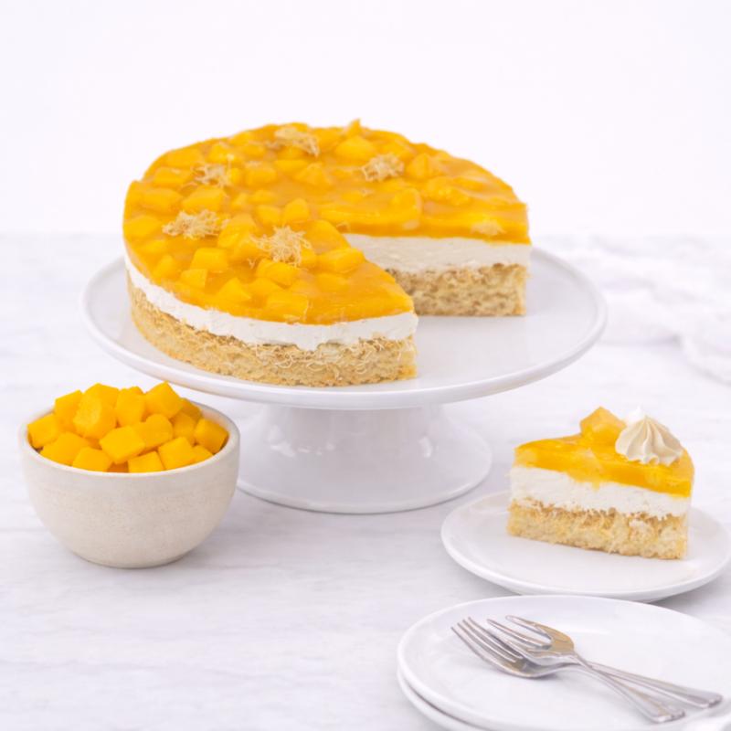Mango Kunafa Cake 4 Portion - Cakes gift from Buy Any Flowers Dubai in Al Quoz Industrial Area 4, Dubai, UAE - image 3