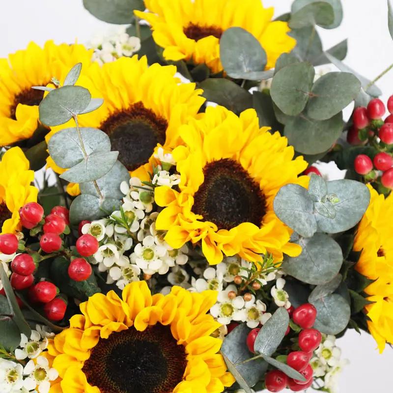 Charm 7 Sunflowers Vase - Gifts gift from Buy Any Flowers Dubai in Al Quoz Industrial Area 4, Dubai, UAE - image 4