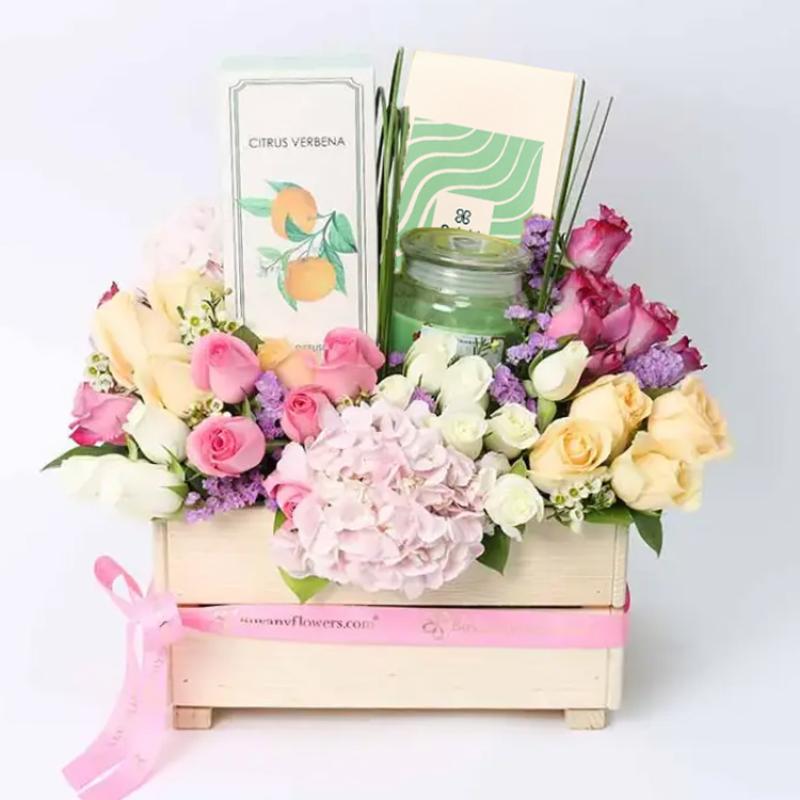 Abundance Flower Hamper  thumbnail 2