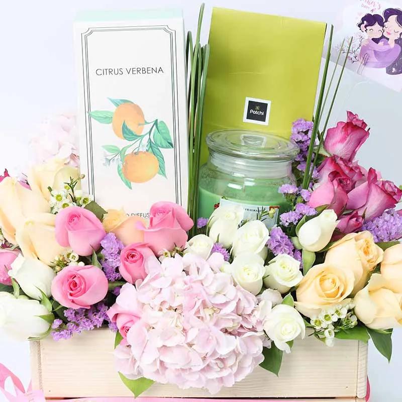 Mothers Day Abundance Flower Hamper thumbnail 3