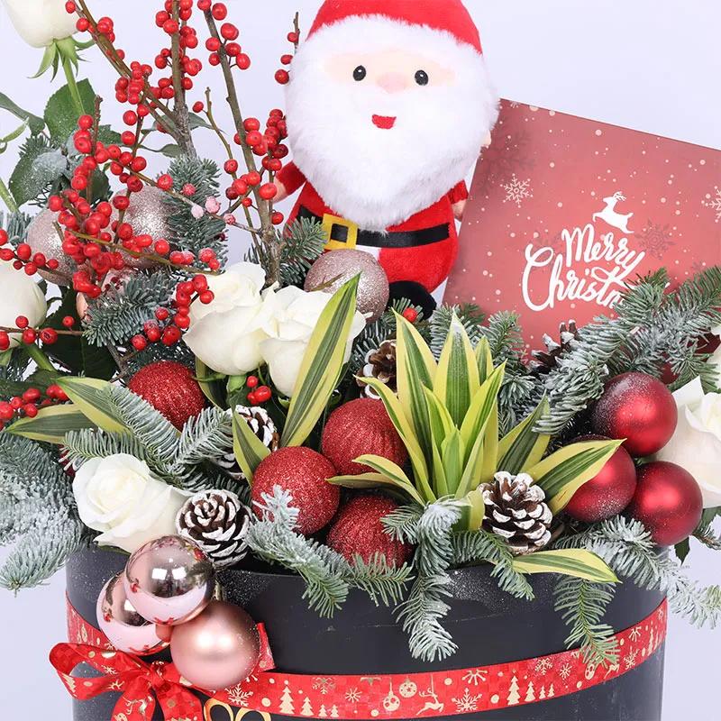 Winter Holidays Flower Hamper thumbnail 3