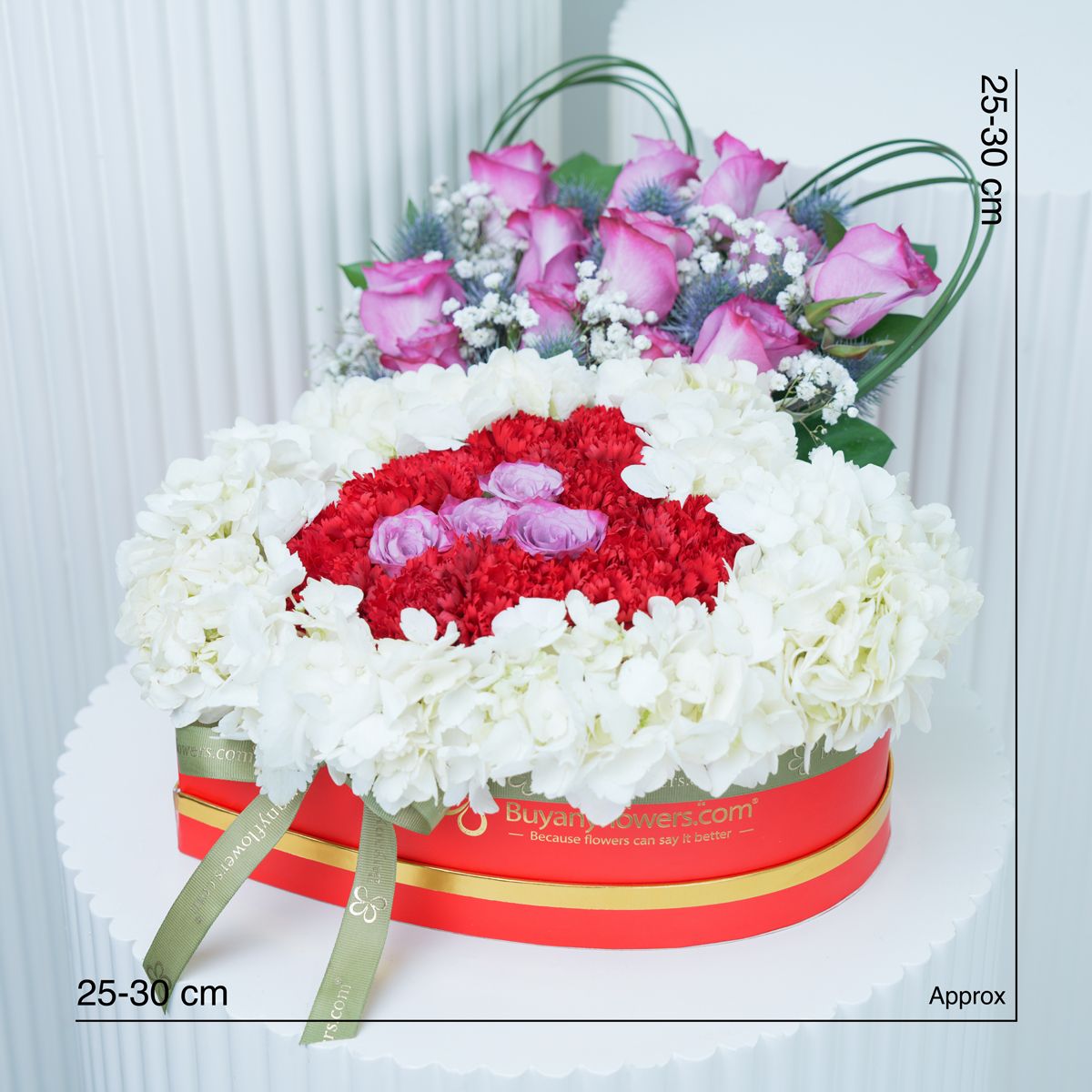 My Heart Flower Box - Flowers gift from Buy Any Flowers Dubai in Al Quoz Industrial Area 4, Dubai, UAE - image 4