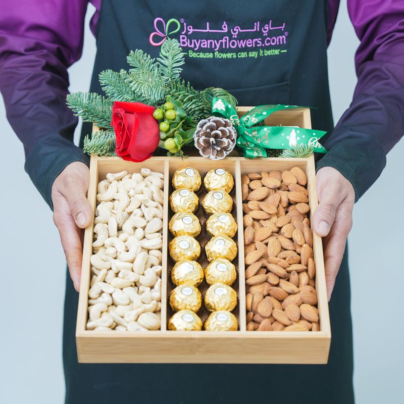 Festive Continental Gourmet Tray - Gifts gift from Buy Any Flowers Dubai in Al Quoz Industrial Area 4, Dubai, UAE - image 2