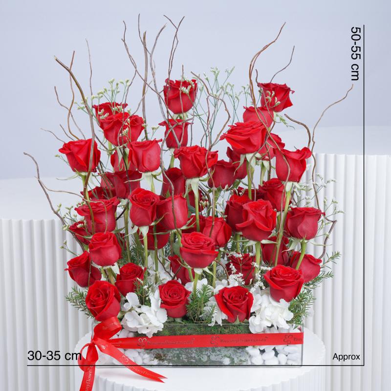 Foundation of Love Flower Arrangement - Flowers gift from Buy Any Flowers Dubai in Al Quoz Industrial Area 4, Dubai, UAE - image 4