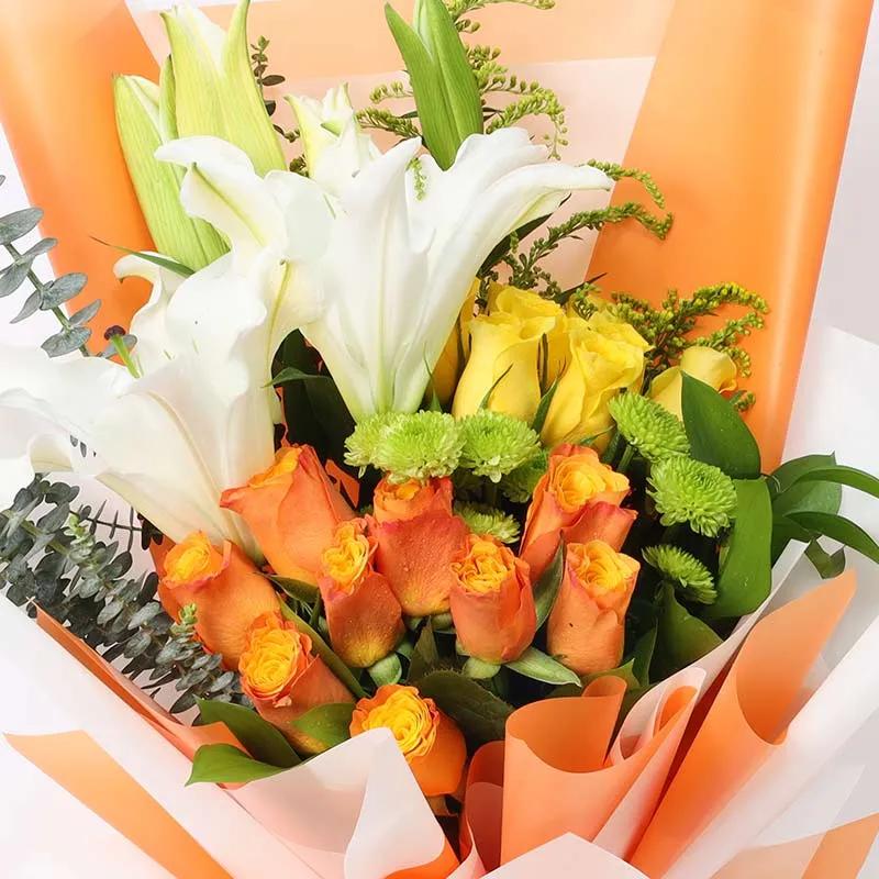 Floral Blessings Bouquet Orange thumbnail 3