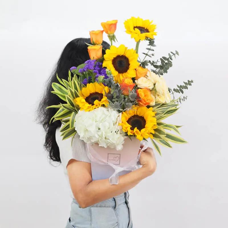 Happy Morning Flower Box - Flowers gift from Buy Any Flowers Dubai in Al Quoz Industrial Area 4, Dubai, UAE - image 4