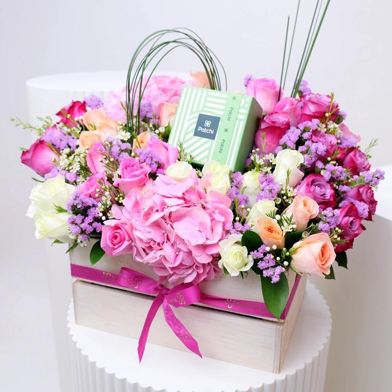 Mothers Day Abundance Mix Flowers and Patchi thumbnail 3