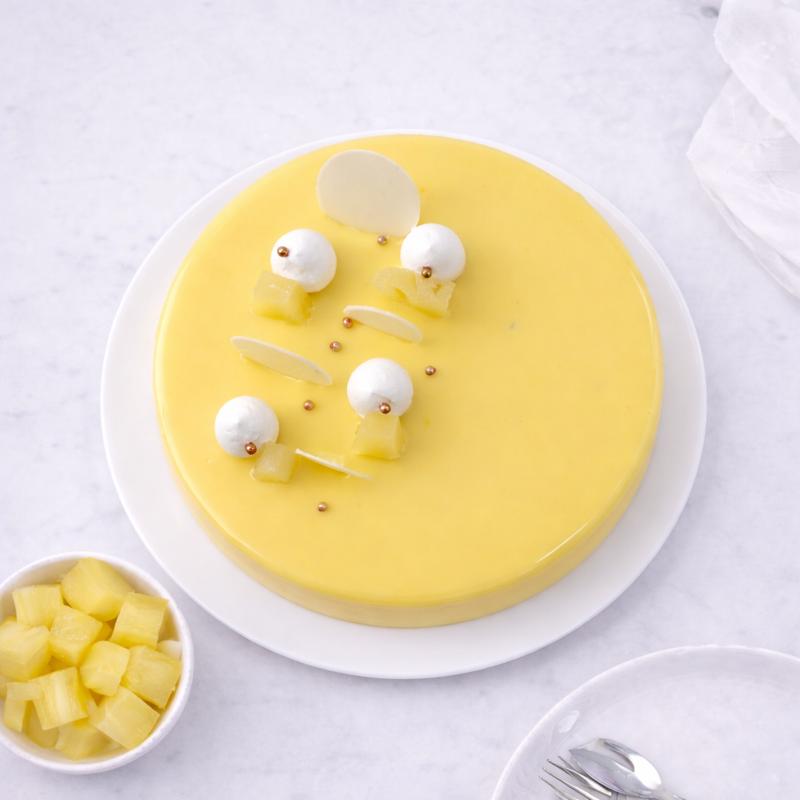 Delightful Pineapple Cake 4 Portion - Cakes gift from Buy Any Flowers Dubai in Al Quoz Industrial Area 4, Dubai, UAE - image 3