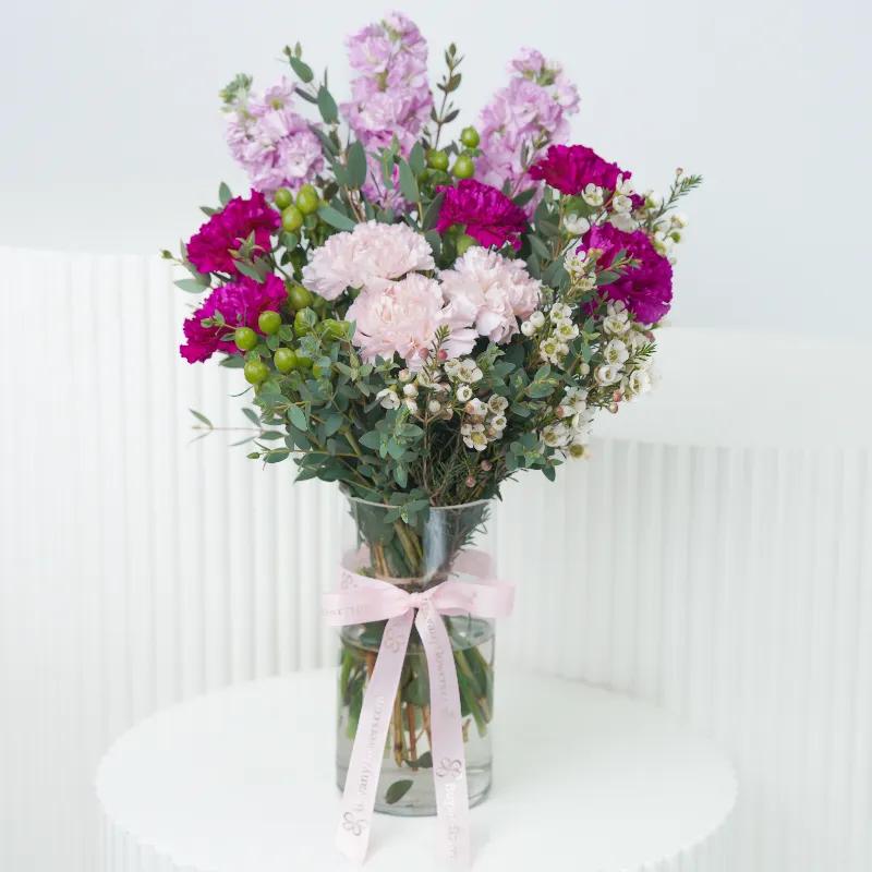 Rosy Charm Glass Vase in Dubai
