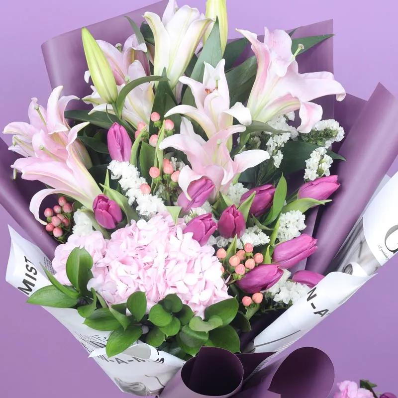 Believe Mix Flower Bouquet - Flowers gift from Buy Any Flowers Dubai in Al Quoz Industrial Area 4, Dubai, UAE - image 3