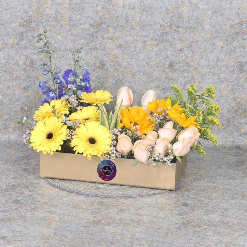 Floral Ramadan Wishes Golden - Gifts gift from Buy Any Flowers Dubai in Al Quoz Industrial Area 4, Dubai, UAE