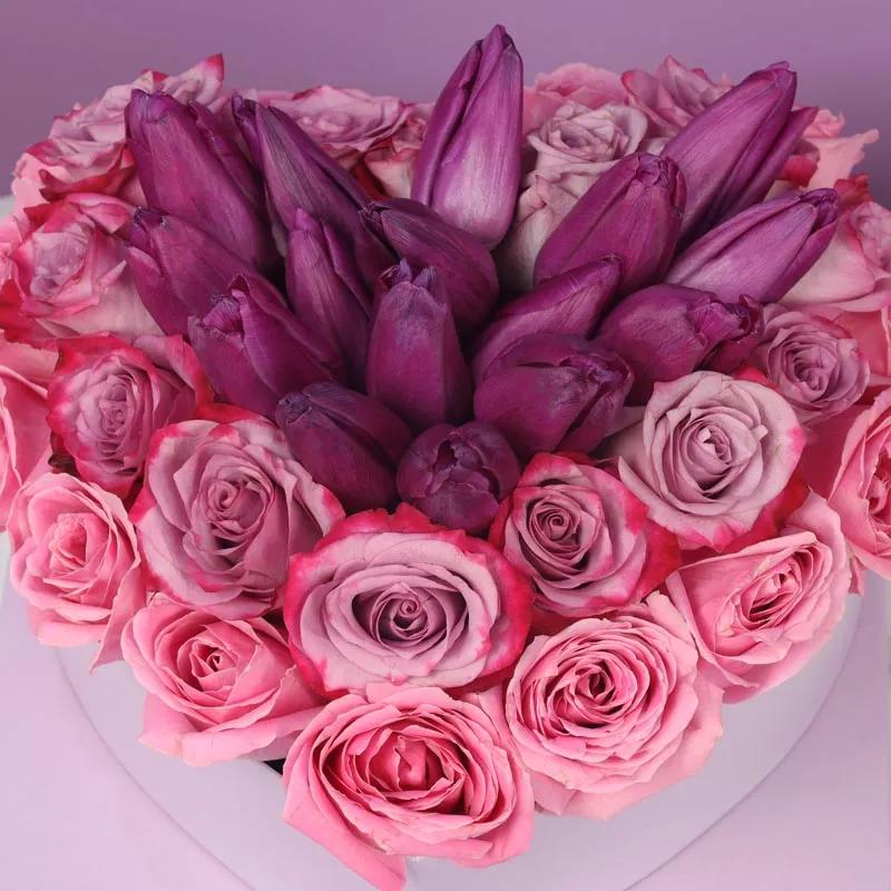 Shades of Love Tulips and Roses thumbnail 3