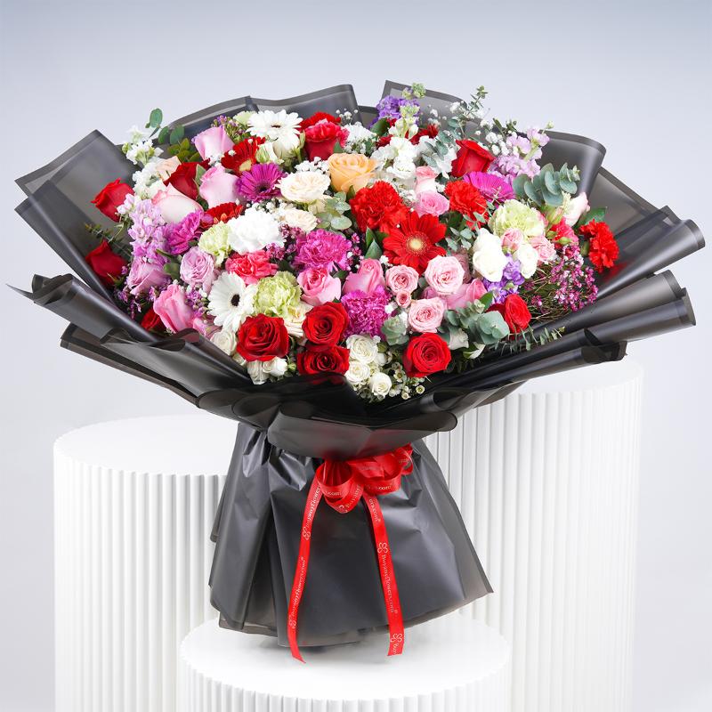 Premium Mixed Flower Bouquet - Flowers gift from Buy Any Flowers Dubai in Al Quoz Industrial Area 4, Dubai, UAE