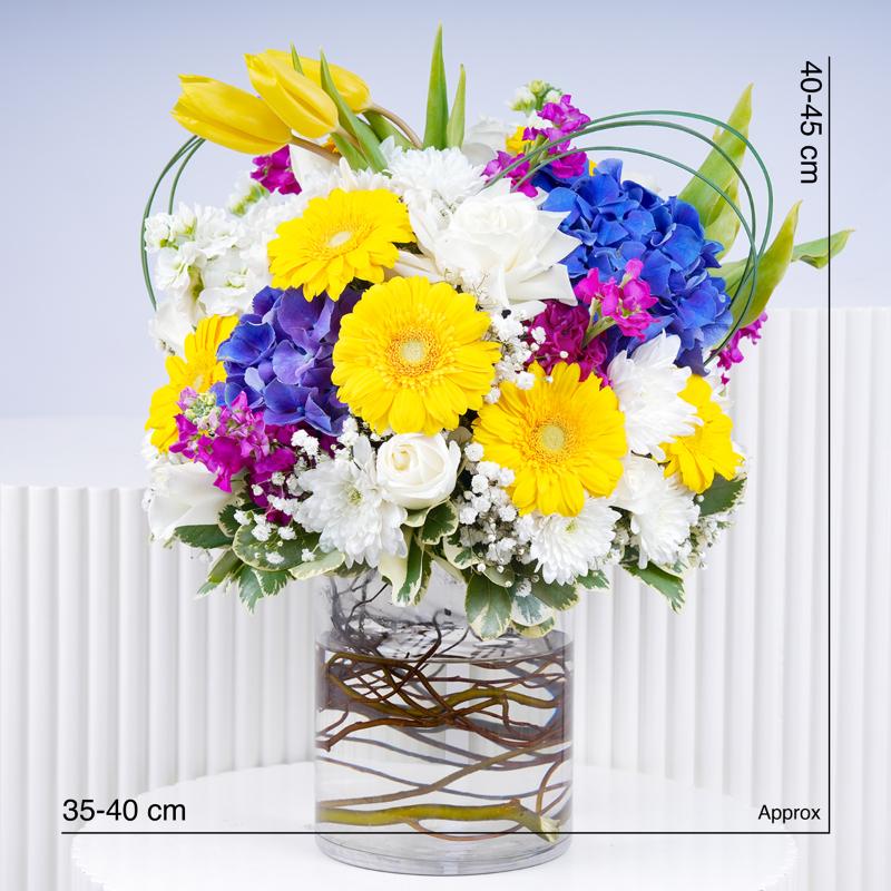 Luxe Garden Flower Arrangement - Flowers gift from Buy Any Flowers Dubai in Al Quoz Industrial Area 4, Dubai, UAE - image 4