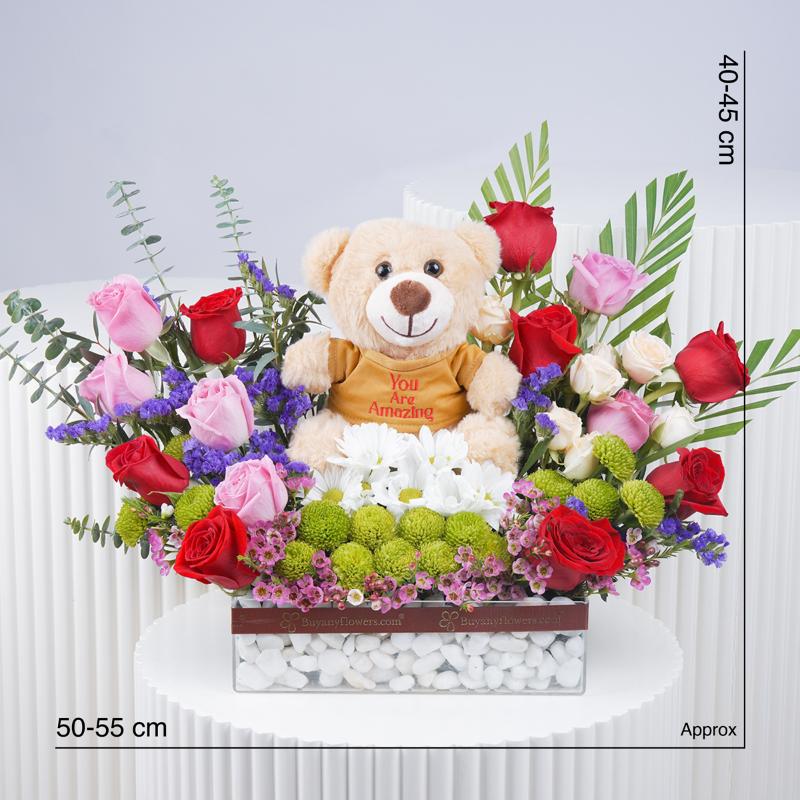 Forever Amazing Flower Arrangement - Flowers gift from Buy Any Flowers Dubai in Al Quoz Industrial Area 4, Dubai, UAE - image 4