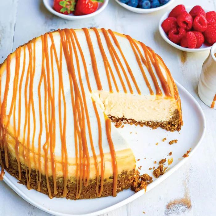 Salted Caramel Baked Cheesecake 4 Portion thumbnail 2