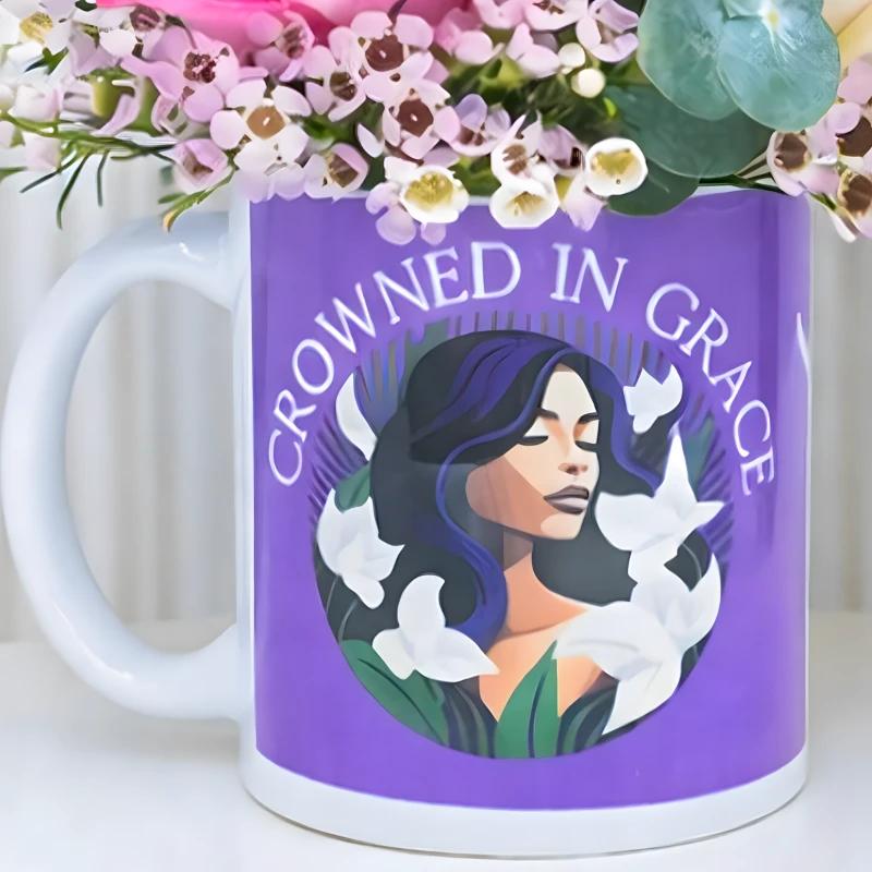Womens Day Wishes Mug - Flowers gift from Buy Any Flowers Dubai in Al Quoz Industrial Area 4, Dubai, UAE - image 2
