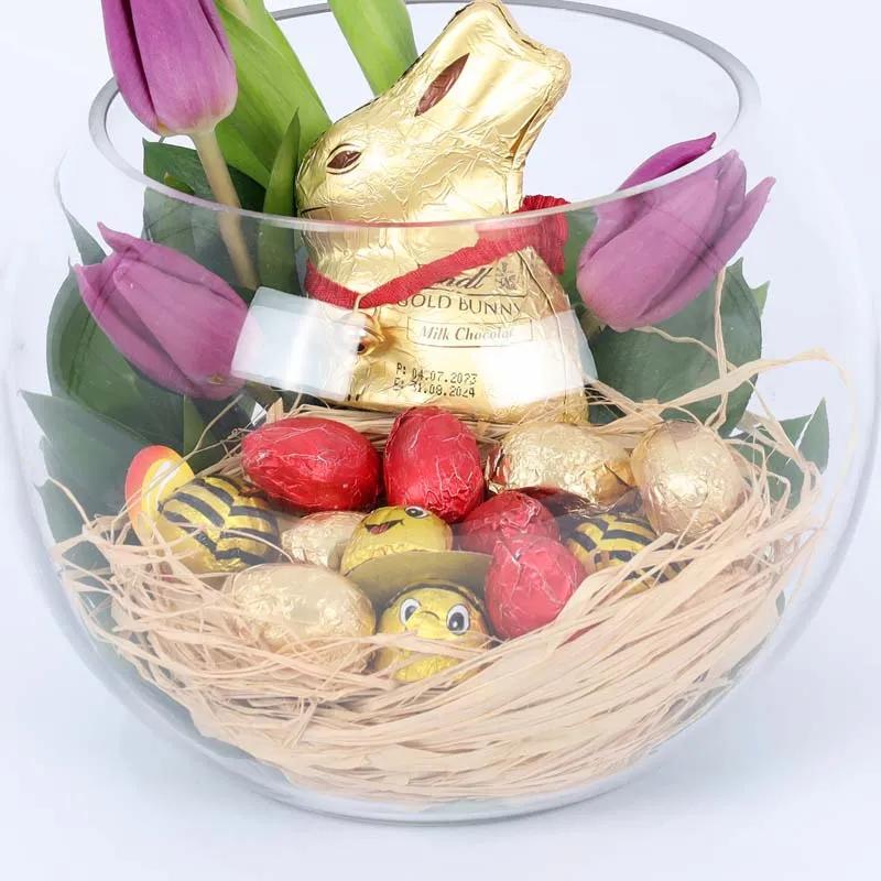 Easter Bunny and Eggs Flower Arrangement - Flowers gift from Buy Any Flowers Dubai in Al Quoz Industrial Area 4, Dubai, UAE - image 3