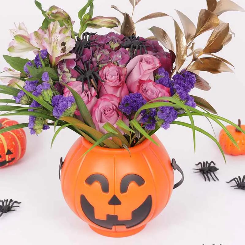 Evil Pumpkin Floral Arrangement - Gifts gift from Buy Any Flowers Dubai in Al Quoz Industrial Area 4, Dubai, UAE - image 2