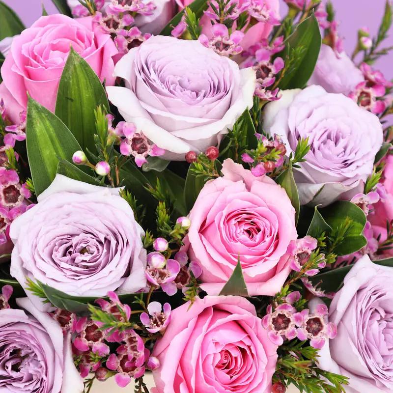 صندوق ملكة الجمال مع 21 وردة thumbnail 3