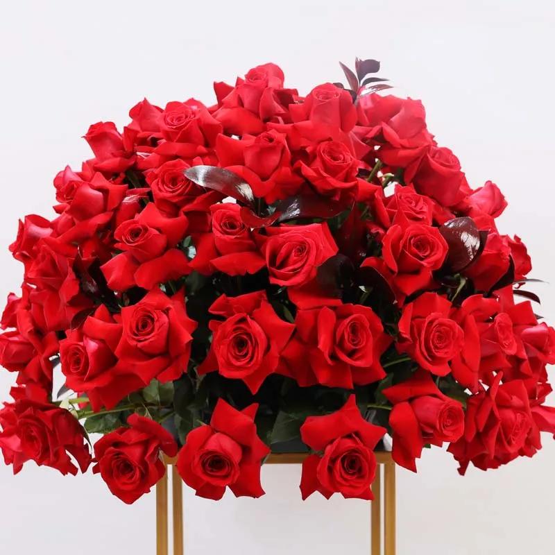Crimson 101 Red Roses Flower Stand thumbnail 2