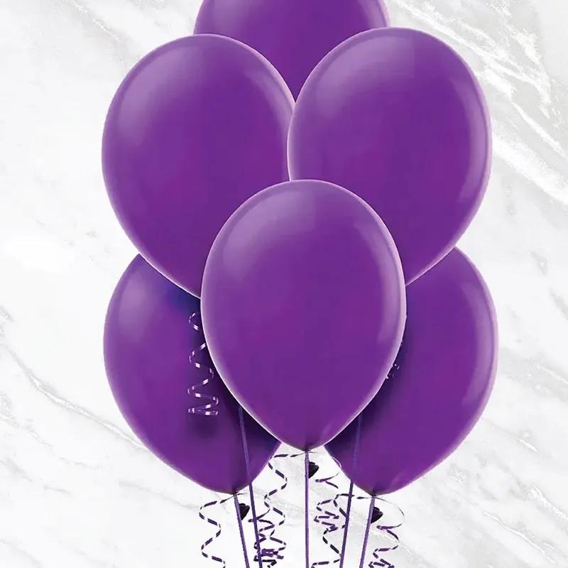 Purple Helium Balloons 10 Pcs - Gifts gift from Buy Any Flowers Dubai in Al Quoz Industrial Area 4, Dubai, UAE - image 3