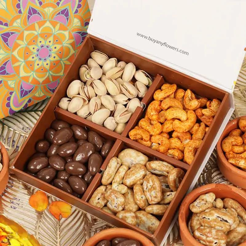 Diwali Chocolates and Nuts Gift Box thumbnail 2