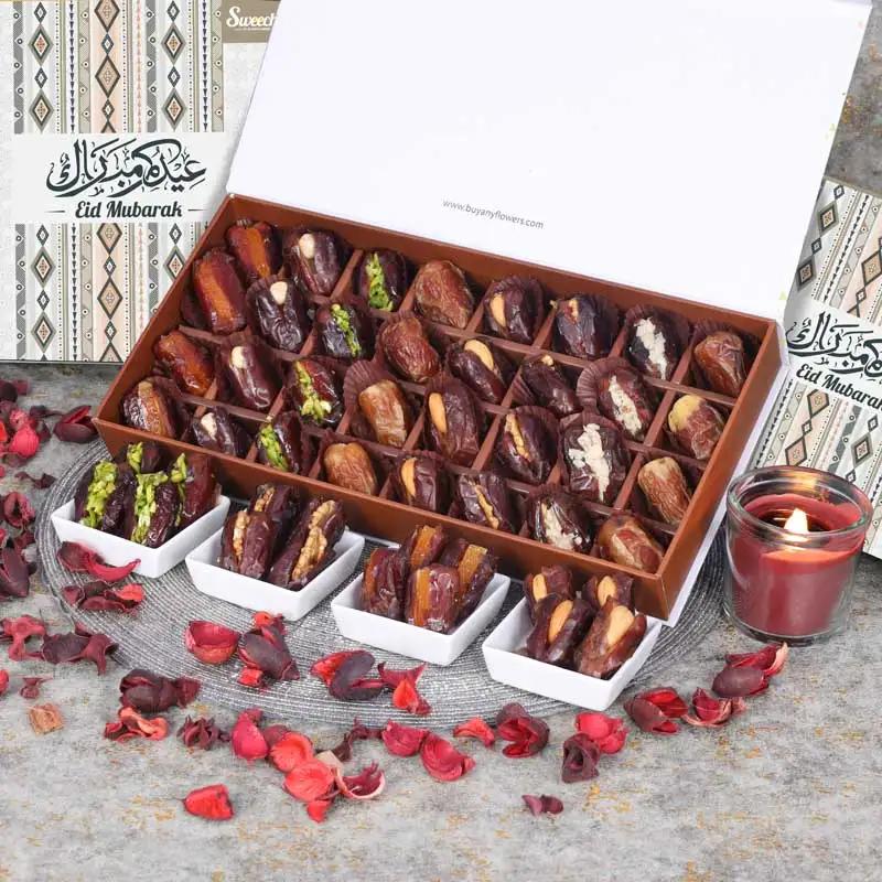 Eid Stuffed Dates By Sweecho 32 Pcs Peach in Dubai