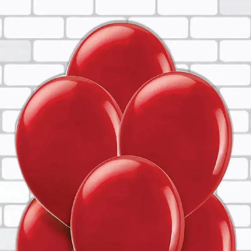 Red Helium Balloons 10 Pcs thumbnail 2