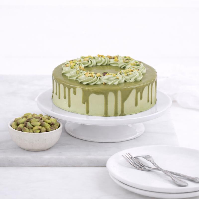 Pistachio Cake 4 Portion - Cakes gift from Buy Any Flowers Dubai in Al Quoz Industrial Area 4, Dubai, UAE