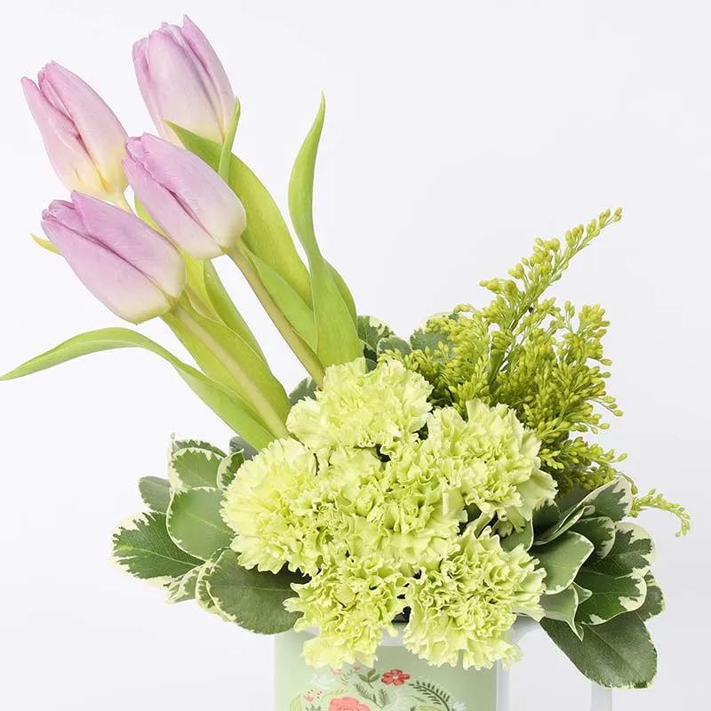 Flowers in Easter Mug Green thumbnail 2