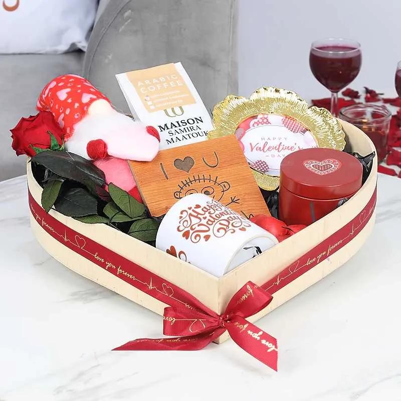 Forever Love Valentine Gift Tray - Gifts gift from Buy Any Flowers Dubai in Al Quoz Industrial Area 4, Dubai, UAE - image 3
